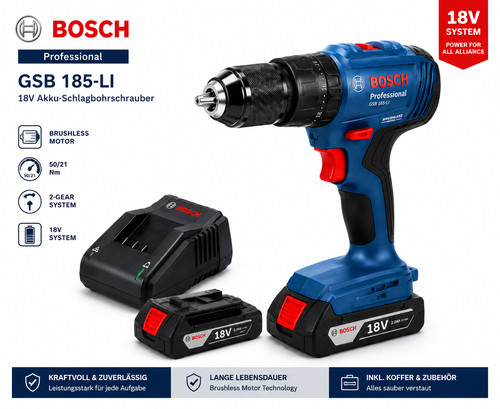 Bosch professional gsb 185 - professional, 185-li