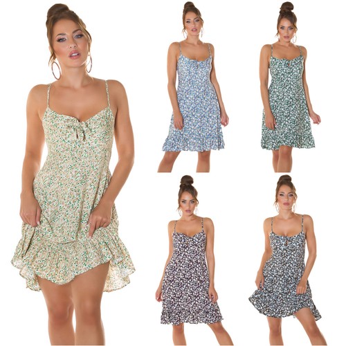 Abito donna floreale con - , nodo