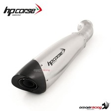 HpCorse Evoxtreme low exhaust inox satin racing for Ducati Hypermotard 939