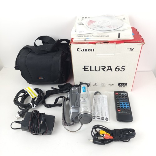 Canon elura minidv - canon, 65
