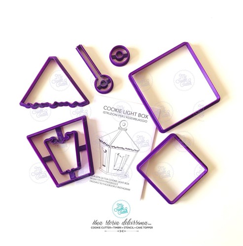 Natale lanterna light box - 3d,