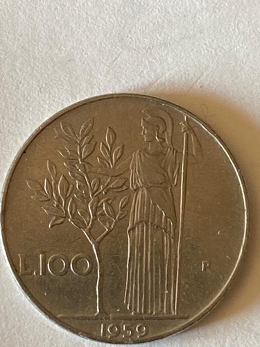 100 lire 1959 rare - 100,