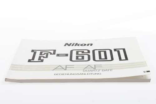Nikon 601 manuale di - f-601,