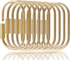 10 Pezzi Portachiavi Ottone