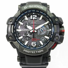 Orologio uomo usato CASIO G-Shock GPW-1000-1AJF cassa nera misura 5,6 cm #1111
