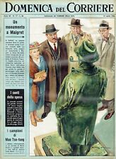 DOMENICA DEL CORRIERE 1966/17=DELFZIJL MAIGRET STATUE=TERZIGNO CALCIO=MORTARA=