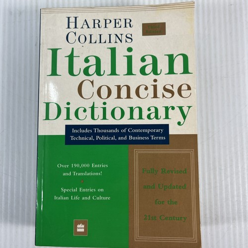 Italian concise dictionary - concise,