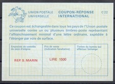 SAN MARINO La25E LIRE 1500