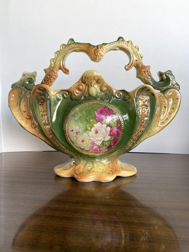 Antico vaso cesto vittoriano