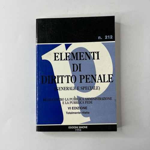 Elementi diritto penale - di,