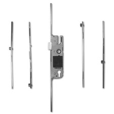 Blocco a leva GU e catenaccio 35/92 mm blocco multipunto - 4 rulli