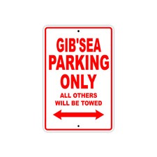 Insegna Gib Mare Parcheggio