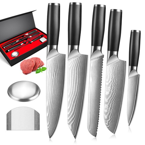 Set coltelli damascati - , 5