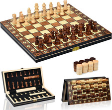 Scacchiera in Legno,2 in 1