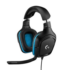 Logitech G G432 Cuffie Gaming Cablate, Audio Surround 7.1, Cuffie DTS: X 2.0, Dr
