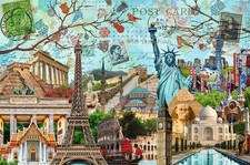 Ravensburger Puzzle Collage Grande Città (5000 Pezzi)