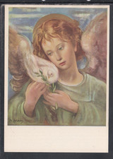 Cartolina Angelo Colomba in