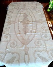 Tovaglia lino ecrū e pizzo di