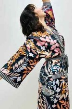 1PZ Accappatoio Indiano Stampa