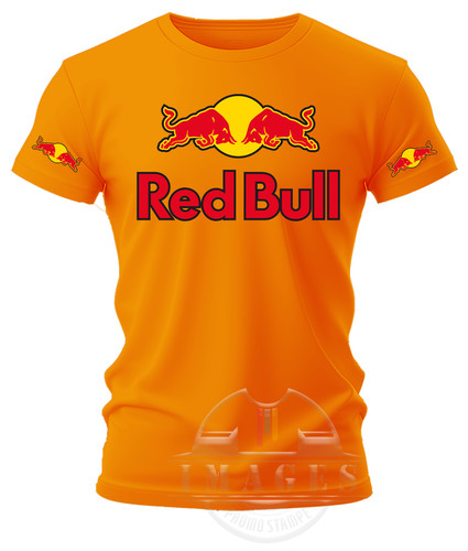 Shirt red bull - bull, moto