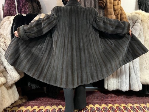 Cappotto visone velluto - visone,