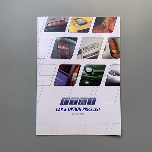 Listino prezzi fiat - fiat, regno