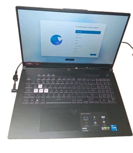 Asus tuf gaming f17 - gaming,