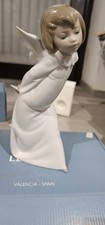 Lladro Curious Angel Porcellana Statuetta 