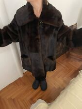 pelliccia di visone nera