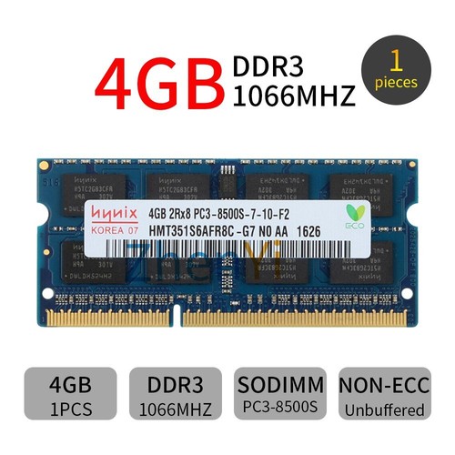 4gb pc3 8500s ddr3 1066mhz - 4gb, pc3-8500s