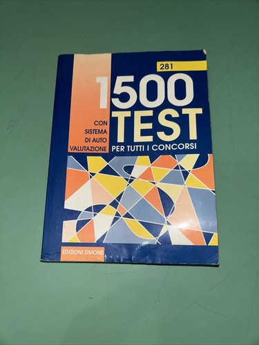 1500 test per - , tutti