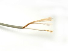 5M - Cavo di connessione audio schermato single core 99,999% OFC grigio mono schermo