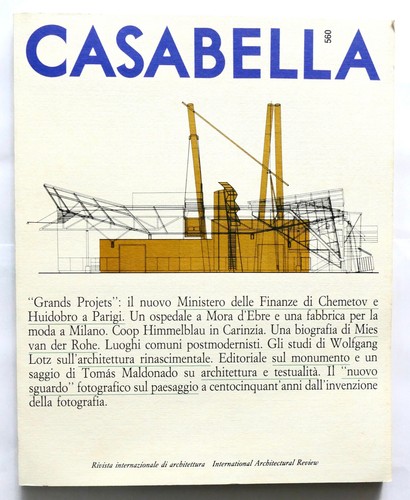 Casabella 560 anno 1989 - casabella,