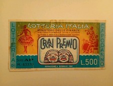 Biglietto Lotteria Italia Gran