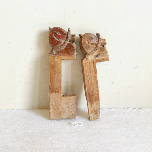 Antico cavallo testa legno - cavallo,