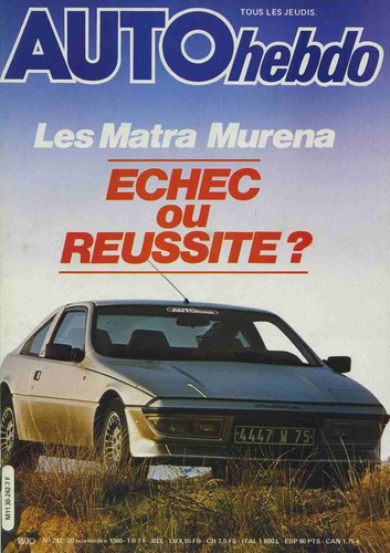 Auto hebdo 242 11 - hebdo, n°242