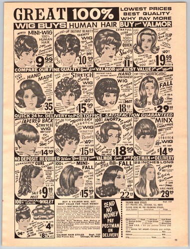 1970 parrucche capelli - 1970, umani