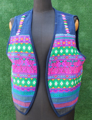 Gilet vintage guatemalteco