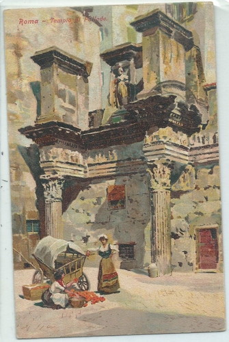 Rome lot 11 postcards - rome,