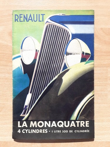 Renault monaquatre prospectus - renault,