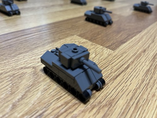 Wwii american sherman lego - m4,
