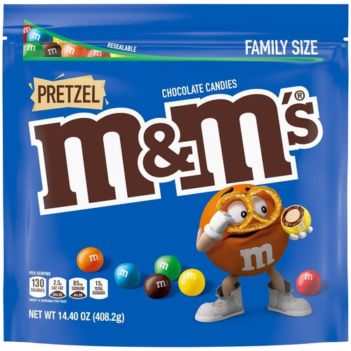 Borsa pretzel family - m&m's,