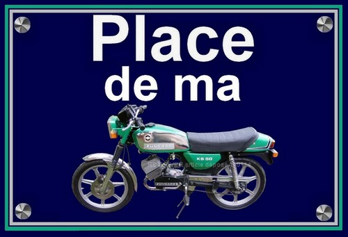Plaque place ma zundapp - plaque, de