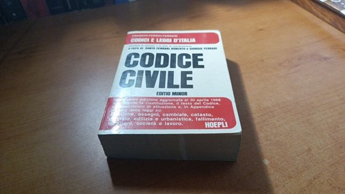 Codice civile editio - editio, minor