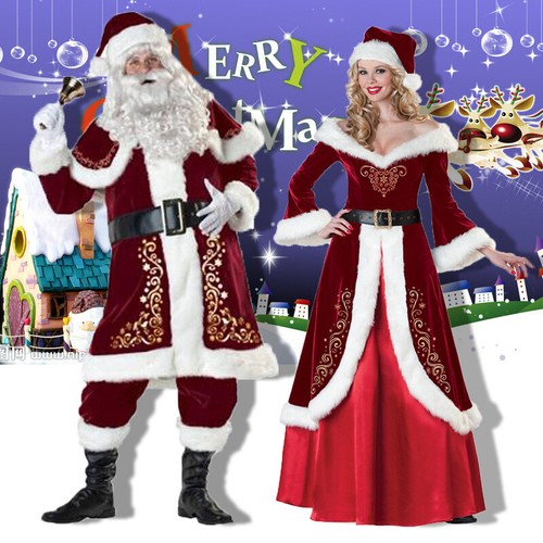 Costume cosplay babbo natale - cosplay,