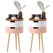 HOMCOM Set 2 Tavolini da