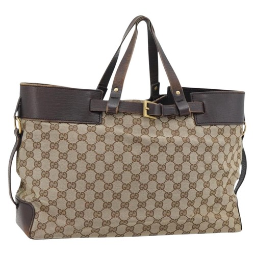 Gucci borsa mano in tela - gg,