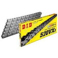 DID CATENA PASSO 520 NERO 120 MAGLIE X-RING MOTO CROSS ENDURO 520VX3 A RIBATTERE