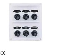 PANNELLO ELETTRICO WATERPROOF 6 Interruttori NAUTICA