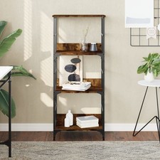 vidaXL Libreria Rovere Fumo